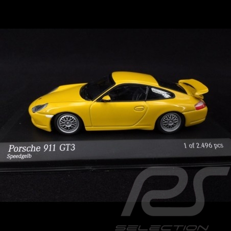 Porsche 911 GT3 typ 996 1999 speedgelb 1/43 Minichamps 430068001