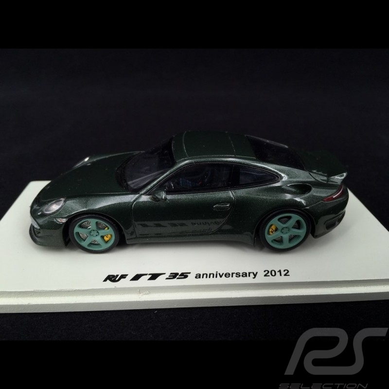 Porsche 911 type 991 Ruf RT 35 Anniversary 2012 vert métallisé 1/43 Spark S2177