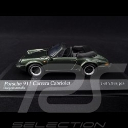 Porsche 911 3.0 SC cabriolet 1983 oak green 1/43 Minichamps 430062035
