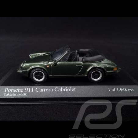 Porsche 911 3.0 SC cabriolet 1983 oakgrün 1/43 Minichamps 430062035