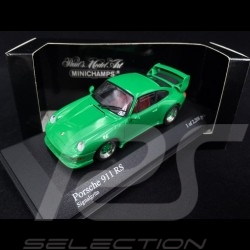 Porsche 911 RS type 993 1995 signal green 1/43 Minichamps 430065106