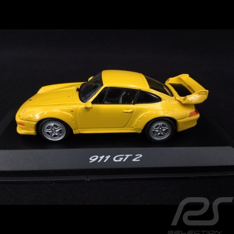 Porsche 911 GT2 Type 993 1995 Speed yellow 1/43 Minichamps WAP020017