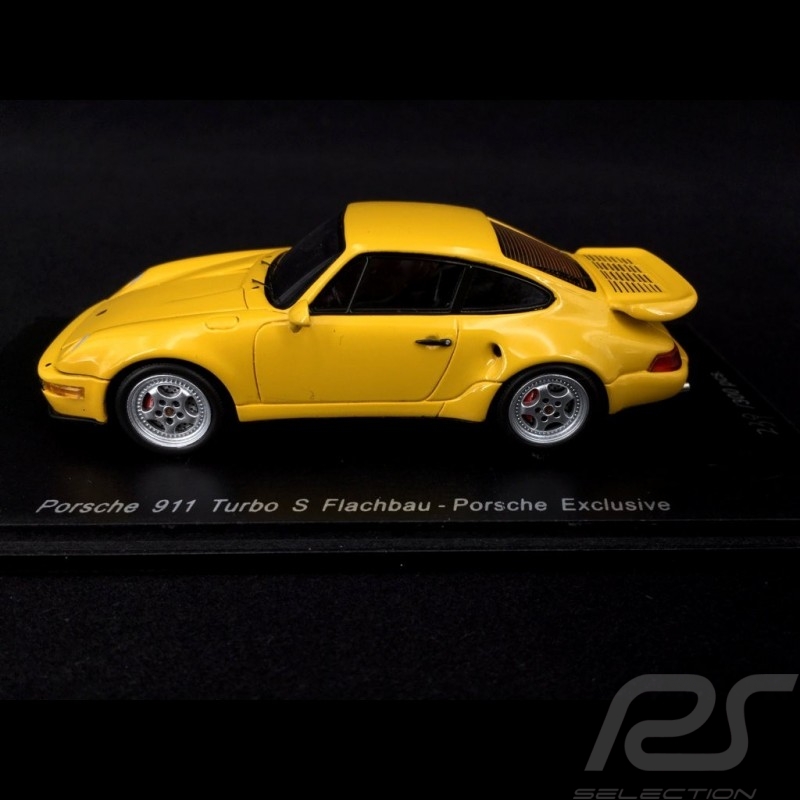 Porsche 964 Turbo S flatnose 1992 yellow 1/43 Spark CA04312007 Porsche 964 Turbo S flatnose 1992 yellow 1/43 Spark CA04312007