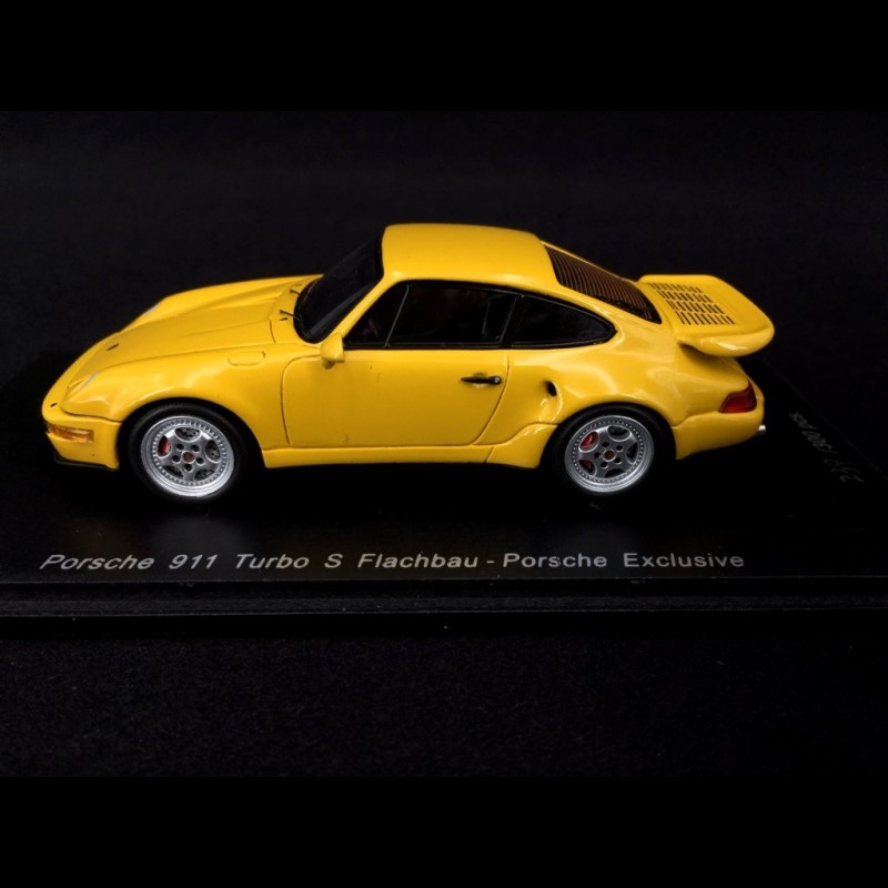 Porsche 911 Turbo S type 964 flatnose 1992 Speed yellow 1/43 Spark  CA04312007