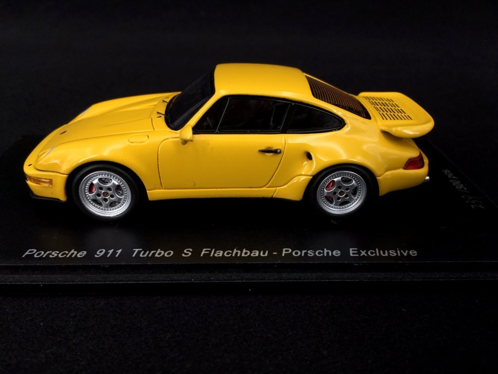 Porsche 911 Turbo S Typ 964 Flachbau 1992 Speedgelb 1 43 Spark Ca Selection Rs