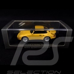 Porsche 911 type 964 Turbo S flatnose 1992 1/43 Spark CA04312007 jaune Vitesse Speed yellow Speedgelb