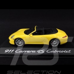 Porsche 991 Carrera 4S  cabriolet 2012 jaune 