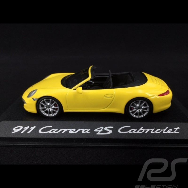 Porsche 991 Carrera 4S Cabriolet 2012 gelb 1/43 Minichamps WAP0201120C Porsche 991 Carrera 4S Cabriolet 2012 gelb 1/43 Minichamps WAP0201120C