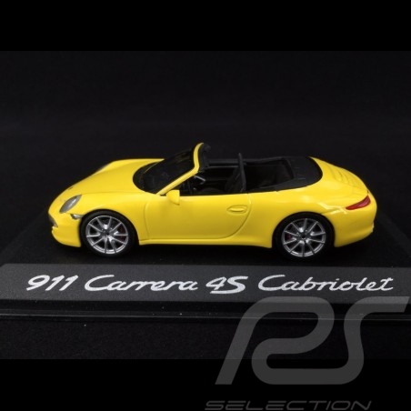 Porsche 991 Carrera 4S  cabriolet 2012 jaune 