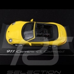 Porsche 991 Carrera 4S  cabriolet 2012 jaune 
