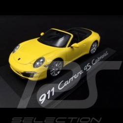 Porsche 991 Carrera 4S  cabriolet 2012 jaune 