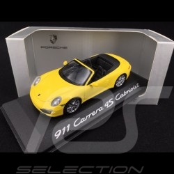 Porsche 991 Carrera 4S  cabriolet 2012 jaune 