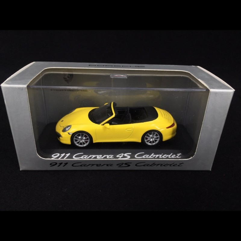 Porsche 911 Carrera 4S Cabriolet type 991 2012 Racing yellow 1/43  Minichamps WAP0201120C