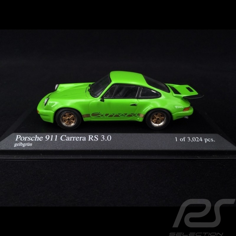 Porsche 911 Carrera RS 3.0 1974 grün / gold 1/43 Minichamps 400063121