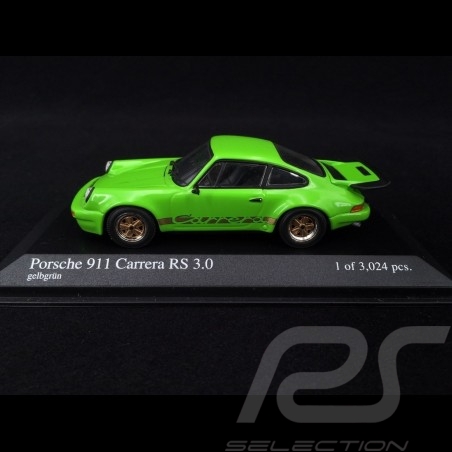 Porsche 911 Carrera RS 3.0 1974 grün / gold 1/43 Minichamps 400063121