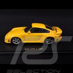Porsche 911 type 993 RUF CTR 2 1997 Speed yellow 1/43 Spark S0705