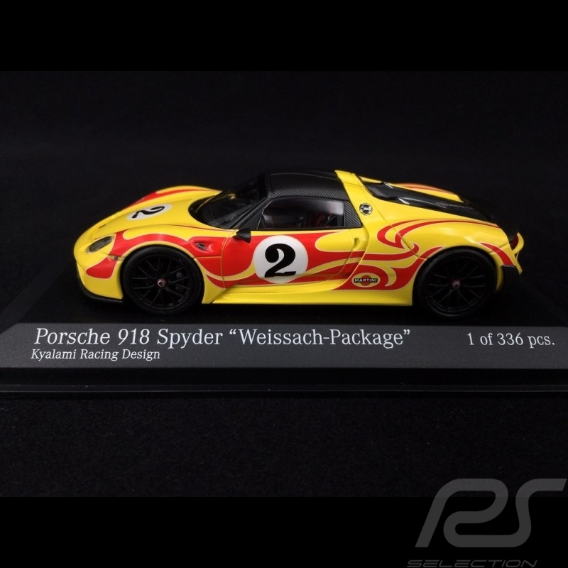 Porsche 918 Spyder 2015 n° 2 Package Weissach Kyalami Racing Design 1/43 Minichamps 410062134