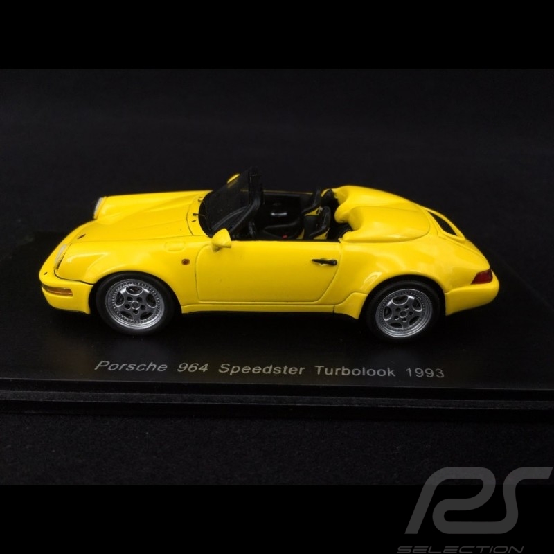 Porsche 911 type 964 Speedster Turbolook 1993 Speed yellow 1/43 Spark S2094