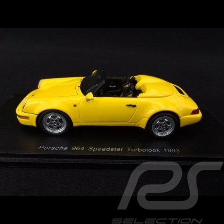 Porsche 911 type 964 Speedster Turbolook 1993 Speed yellow 1/43 Spark S2094