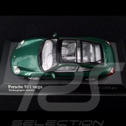 Porsche 911 Targa type 996 2001 Vert jungle green 1/43 Minichamps 400061062 dchungrlgrun