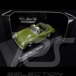 Porsche 356 A Cabriolet 1956 green reed 1/43 Minichamps 400064230