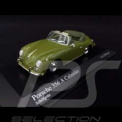 Porsche 356 A Cabriolet 1956 schilfgrün 1/43 Minichamps 400064230