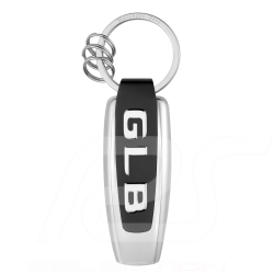 Porte-clés Mercedes typographie GLB argent Mercedes-Benz B66953742 keyring schlusselanhanger