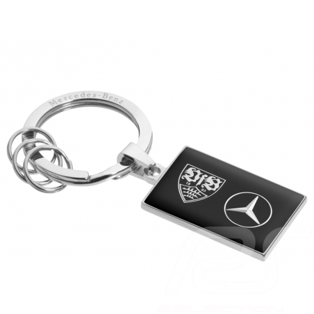 Porte-clés Mercedes VfB Stuttgart noir Mercedes-Benz B66952319 keyring schlusselanhanger
