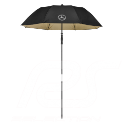 Parasol Mercedes grande taille Ouverture manuelle Polyester Noir Mercedes-Benz B66954748 beach umbrella strandschirm