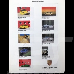 Pressemappe Porsche Genfer Autosalon 2000 Sprache Deutsch