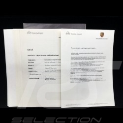 Dossier presse Porsche D'Ieteren Porsche Import 2000 en néerlandais press-kit Pressemappe 