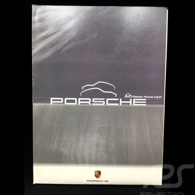 Dossier presse Porsche D'Ieteren Porsche Import 2000 en néerlandais press-kit Pressemappe 