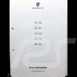 Porsche Press kit Geneva Motor Show 1999 language English