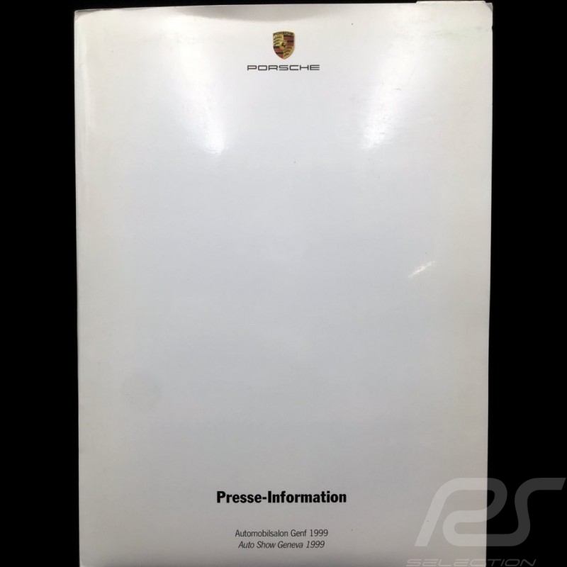 Porsche Press kit Geneva Motor Show 1999 language English