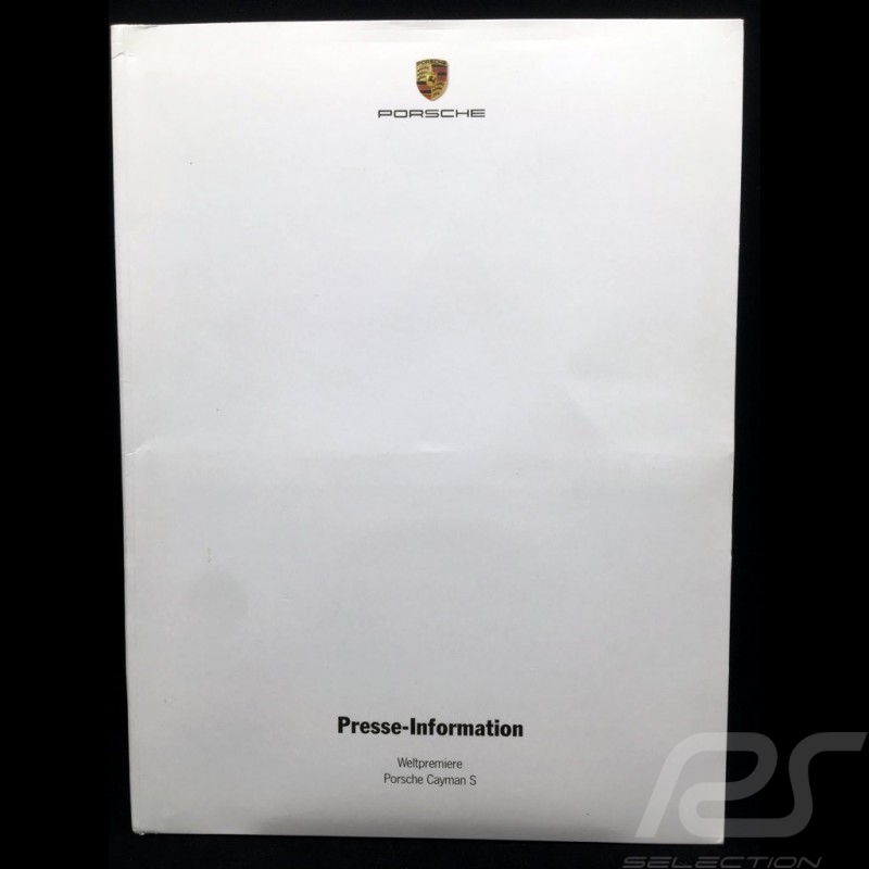 Press kit Porsche Cayman S World's Premiere September 2005 Language German