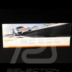 Brochure Broschüre Porsche Das Rennlabor 918 RSR 01/2011 ref Wsls1101000710