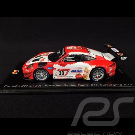Porsche 911 GT3 R type 991 n° 30 Frikadelli Racing Team 24h Nürburgring 2019 1/43 Spark SG548