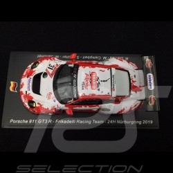 Porsche 911 GT3 R typ 991 n° 31 Frikadelli Racing Team 24h Nürburgring 2019 1/43 Spark SG549