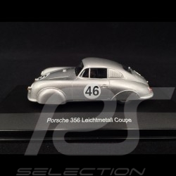 Porsche 356 Coupé n° 46 alliage léger Le Mans 1951 1/43 Dingler Models 015590