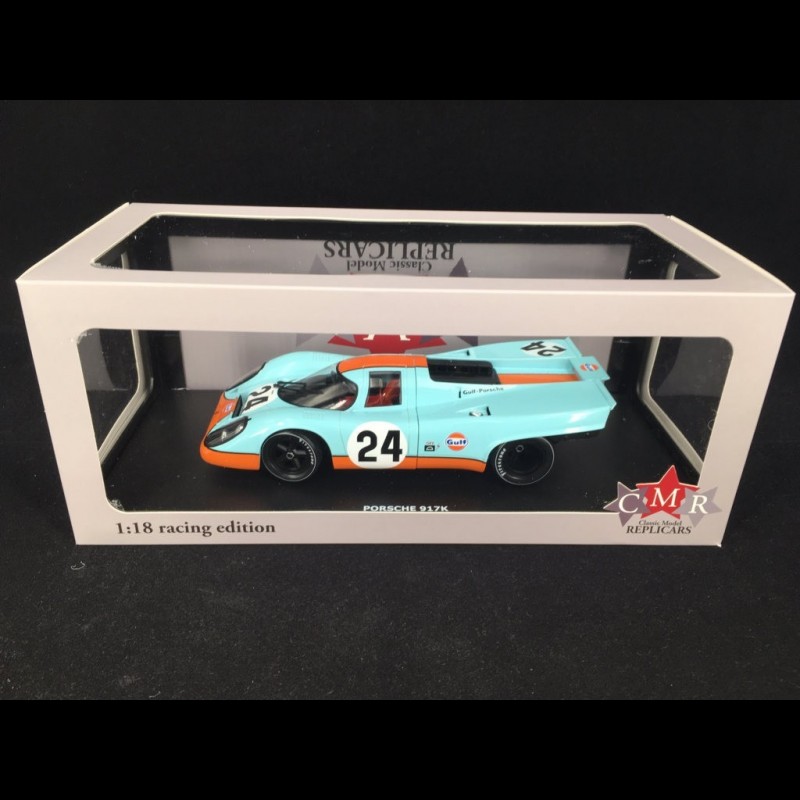 Porsche 917 K Winner 1000km Spa 1970 N° 24 JWA Gulf 1/18 CMR CMR131-24