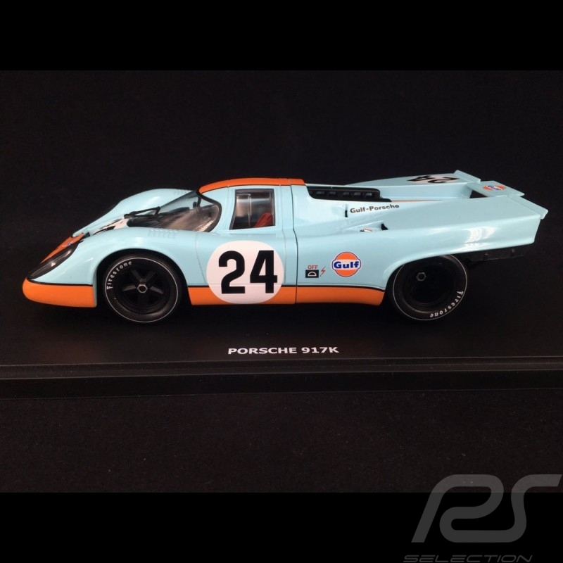 Porsche 917 K Vainqueur winner sieger 1000km Spa 1970  N° 24 JWA Gulf 1/18 CMR CMR131-24