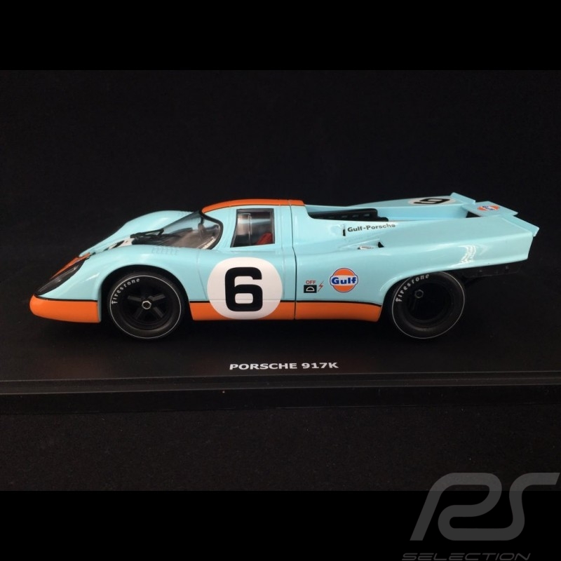 Porsche 917 K 1000km Brands Hatch 1971 n°6 JWA Gulf 1/18 CMR CMR131-6