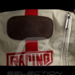 Gulf Travel bag Steve McQueen Le Mans Beige Cotton / leather