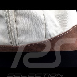 Sac de voyage Travel bag Reisetasche Gulf Steve McQueen Le Mans Medium Beige Coton / cuir