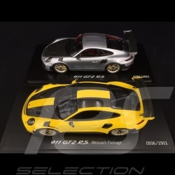 Duo Porsche 911 GT2 RS typ 991 1/18 Spark WAP0211510J WAP0211520J