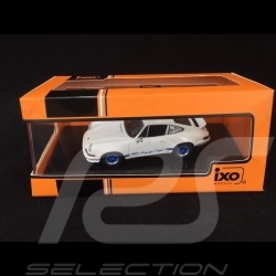 Porsche 911 Carrera RS 2.7 1973 blanche / bleue 1/43 Ixo CLC320N
