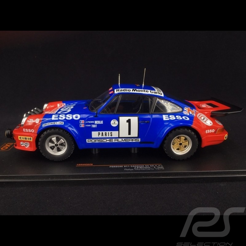 Porsche 911 Carrera RS GR.4 n° 1 Monte-Carlo Rally 1979 1/18 Ixo 18RMC026