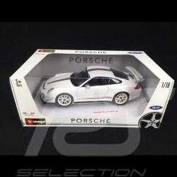 Porsche 997 GT3 RS 4.0 blanche 1/18 Burago 11036