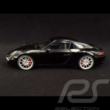 Porsche 911 Carrera S type 991 2012 noire 1/18 Welly 18047BK