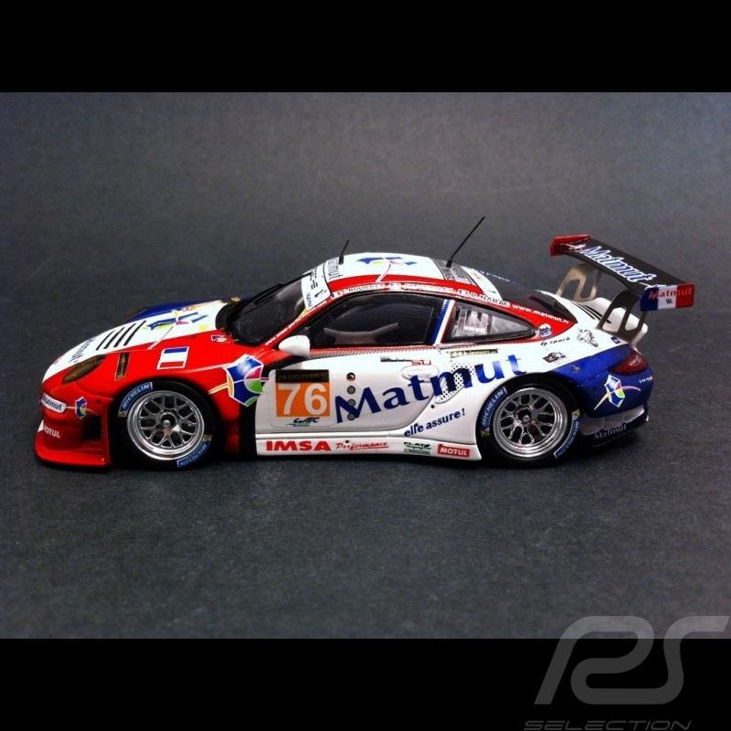 Porsche 991 GT3 RSR n°76 vainqueur Le Mans 2013 1/43 Spark S3779